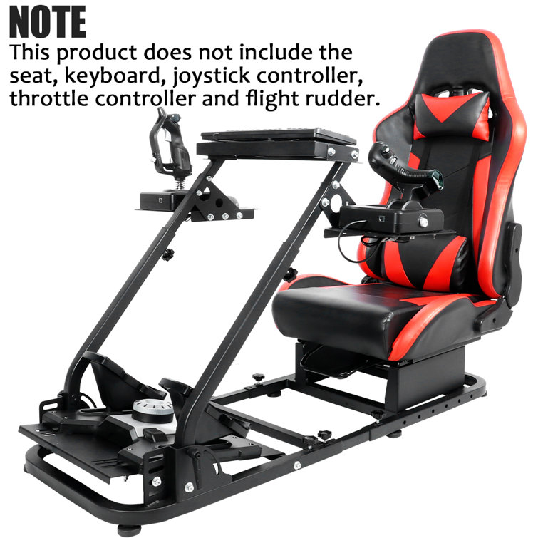 Inbox Zero Flight Game Mount & Racing Simulator Stand Fit Logitech